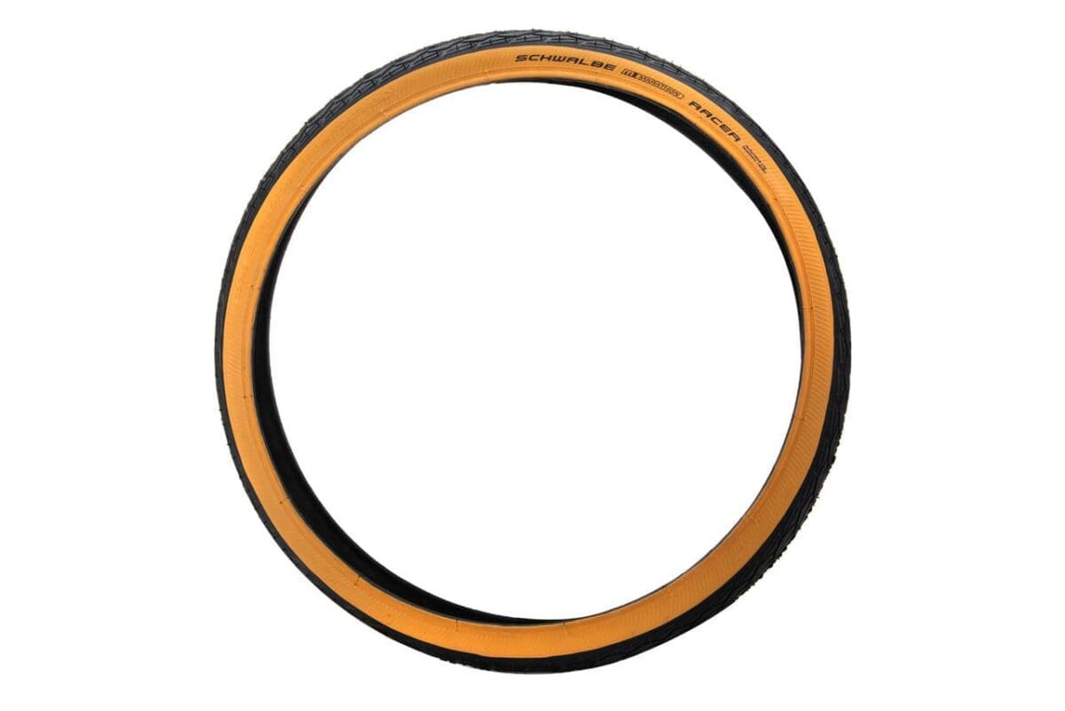Brompton Schwalbe Marathon Racer - Tan Wall