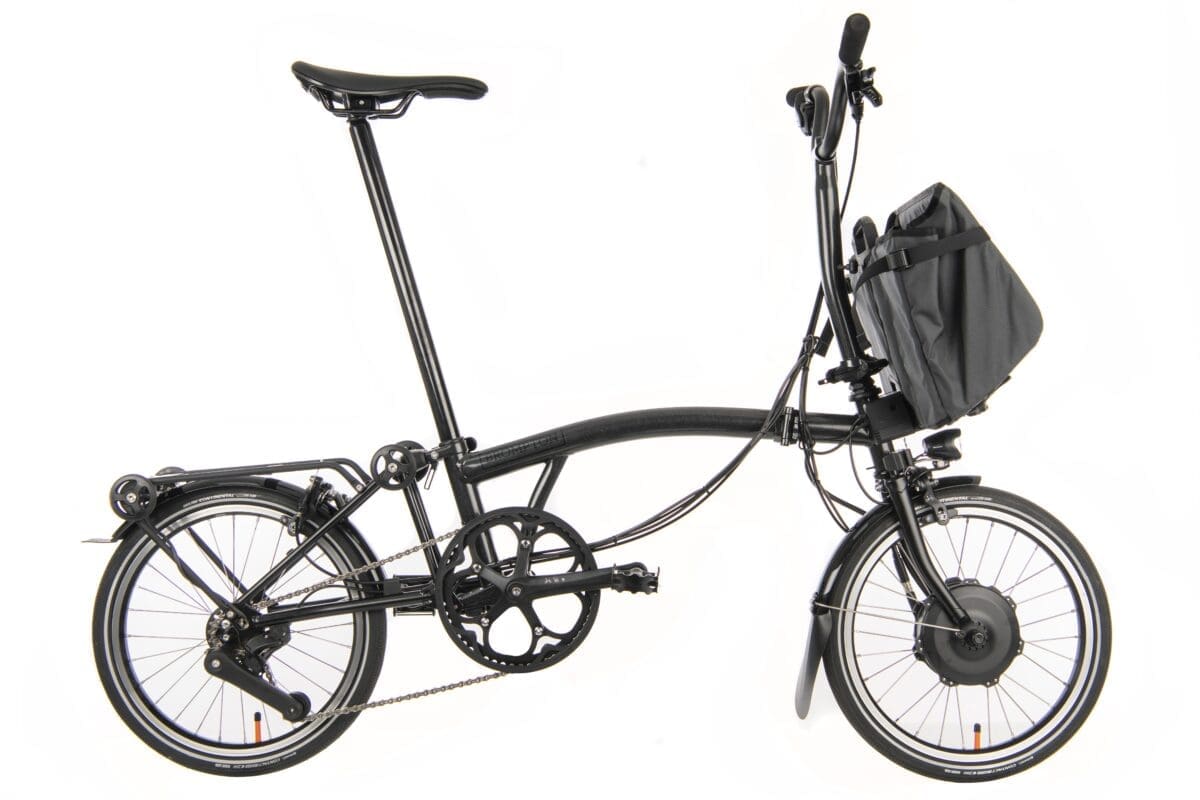 Brompton Electric Basket Bag - Dark Grey - Image 2