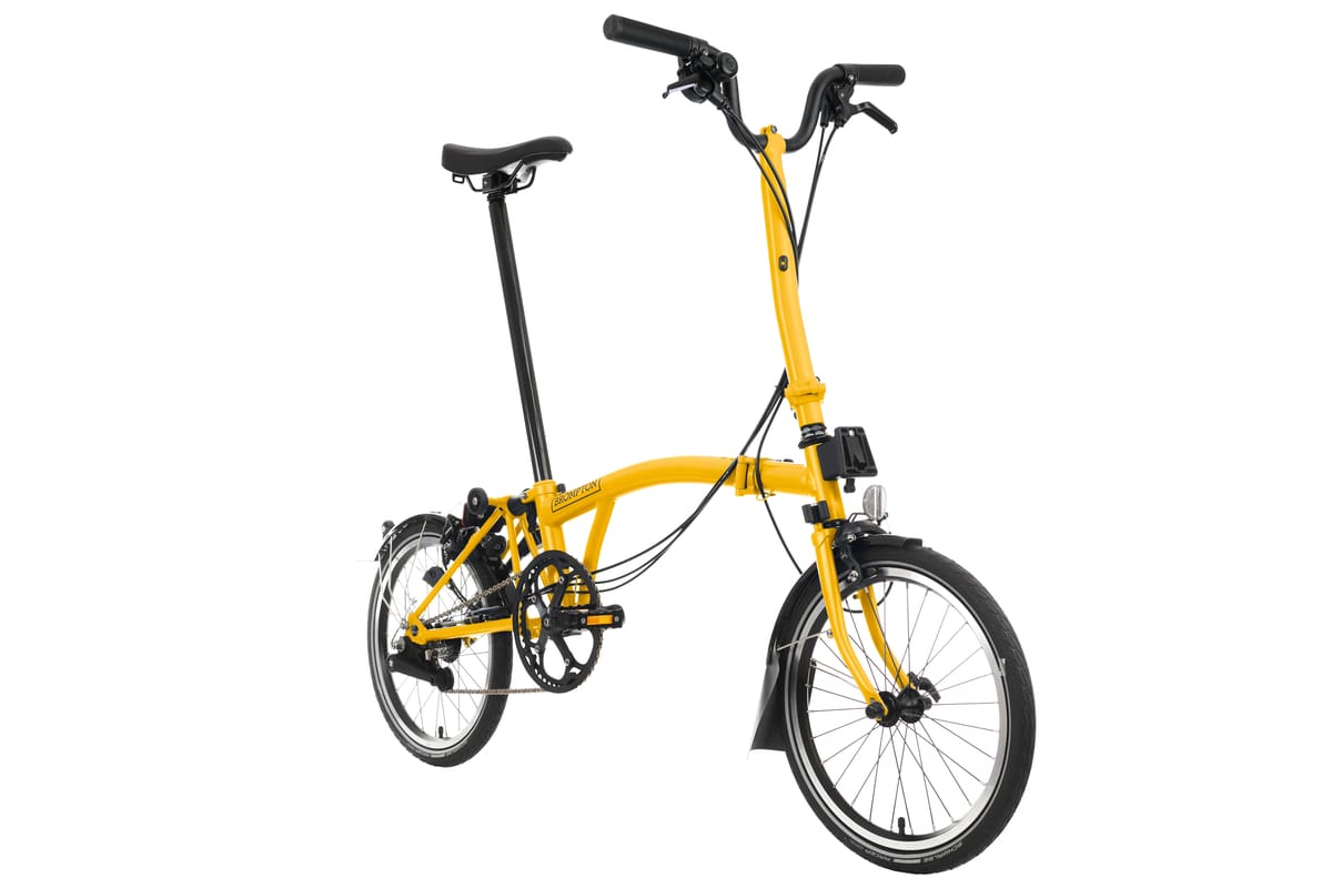 BROMPTON 2015年 M6R C Line 赤黒 6速 UK製 BROMPTON ( ブロンプトン ) 折りたたみ自転車 C LINE EXPLORE
