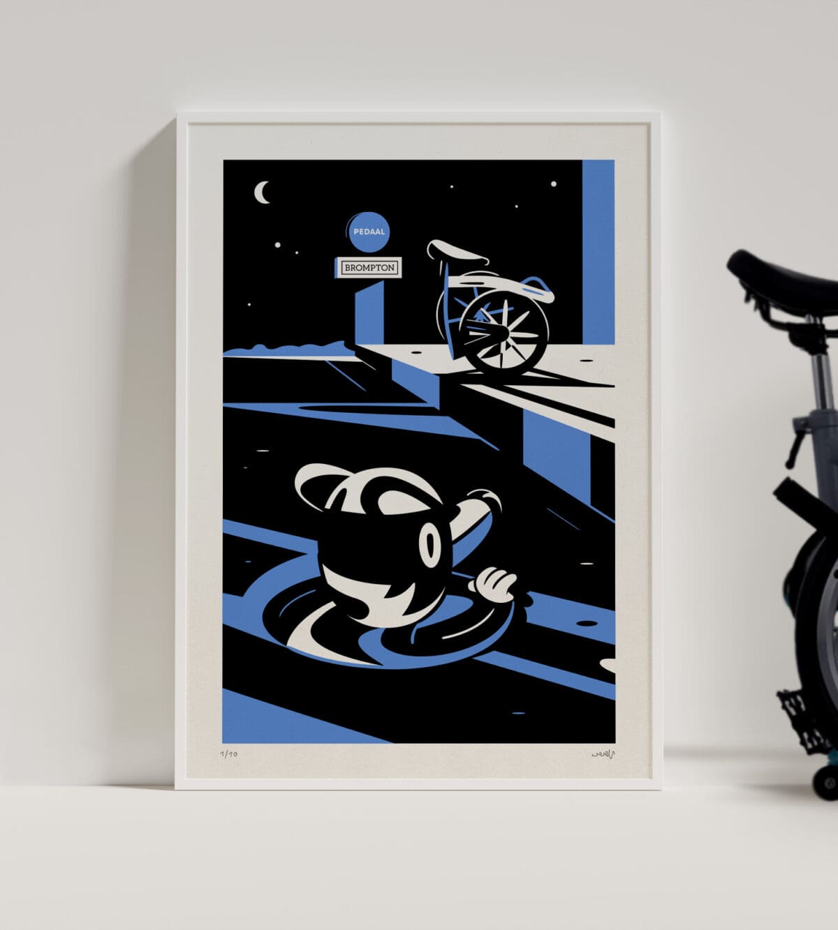 Koby Barhad - Limited Edition Print - Blue