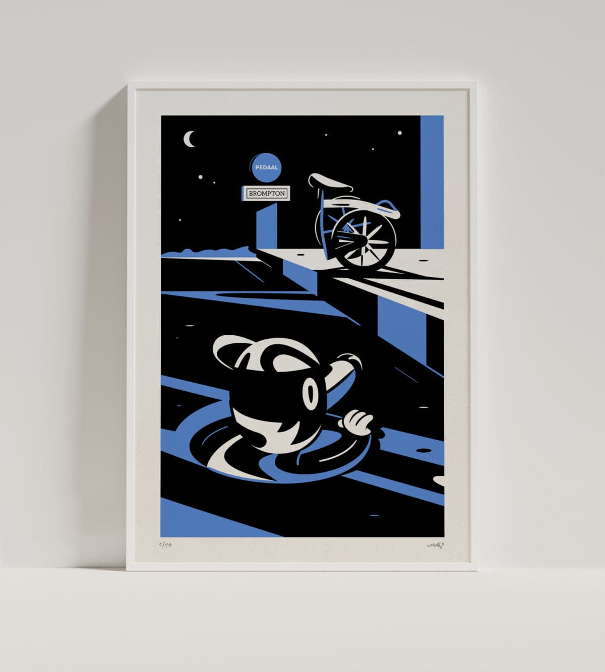 Koby Barhad - Limited Edition Print - Blue - Image 2