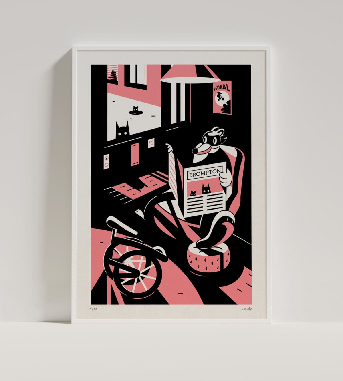 Koby Barhad - Limited Edition Print - Pink - Image 2