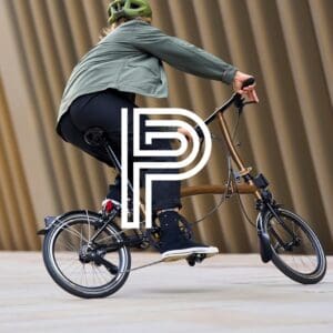 Brompton folding bike ultra compact fold